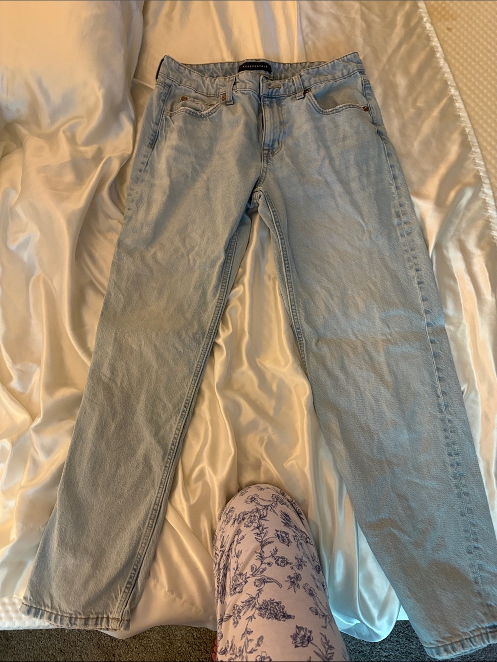 Aeropostale Light Blue Straight Leg Jeans